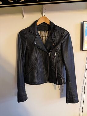 Montréal Black Women's Real Leather Moto Jacket